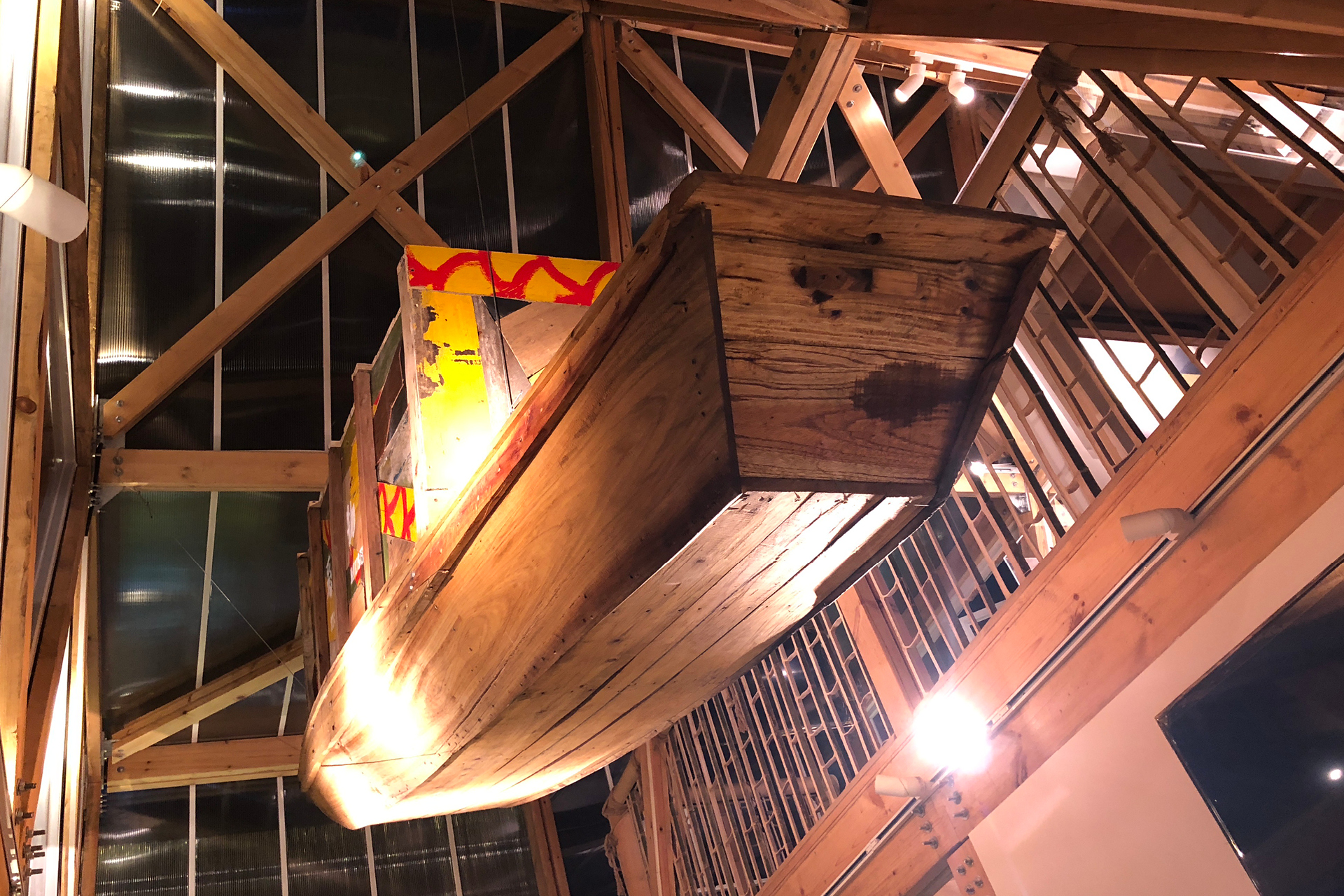 Chengdu, wooden boat artwork.jpg